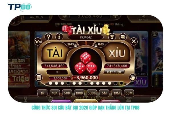 Công thức soi cầu bất bại 2026 giúp bạn thắng lớn tại TP88